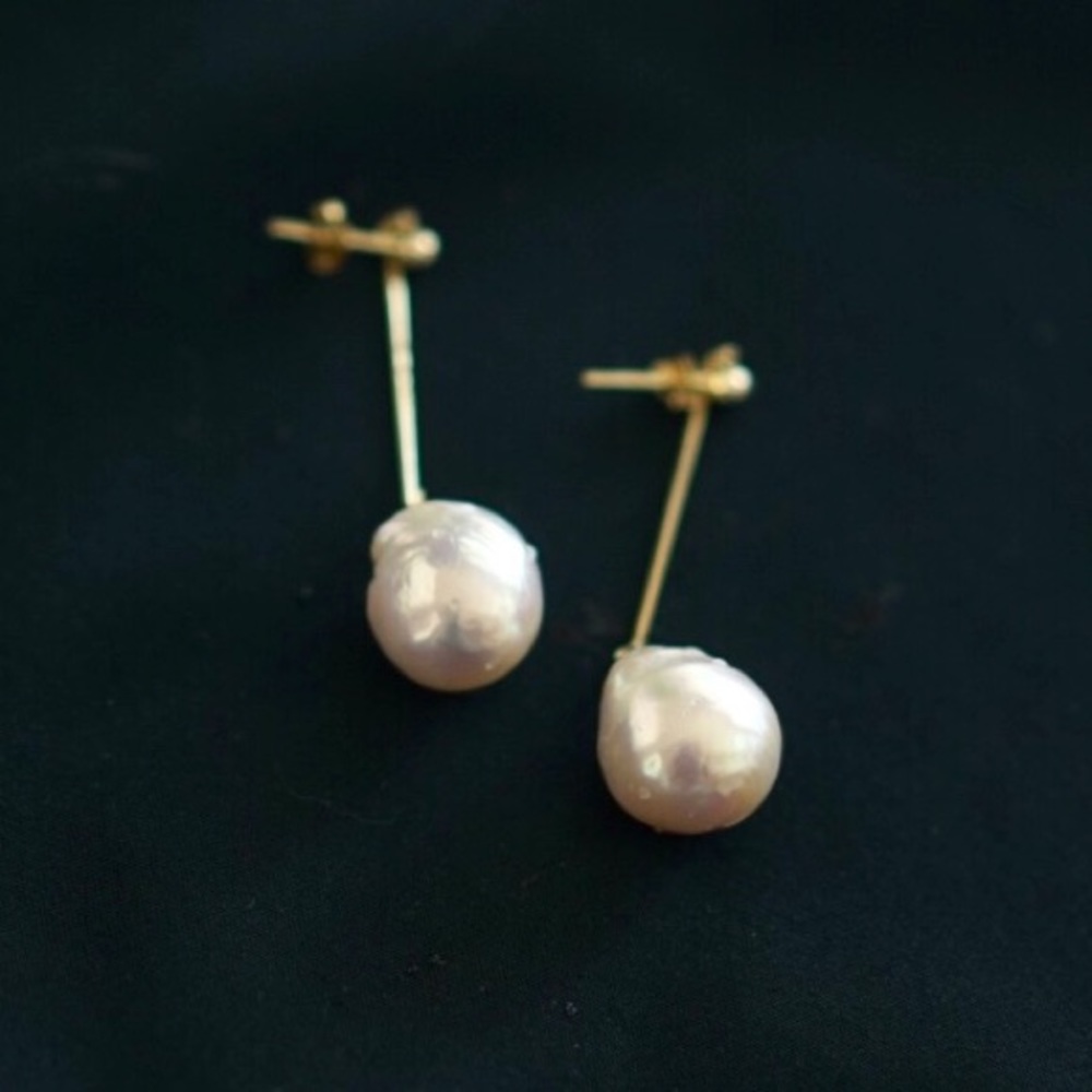 🌸Baroque Pearl Earrings 100% Freshwater Pearls